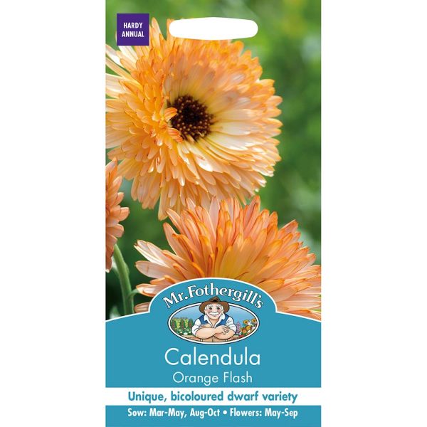 Mr Fothergill's Calendula Orange Flash Seeds