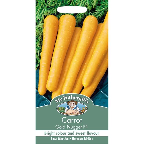 Mr Fothergill's Carrot Gold Nugget F1 Seeds