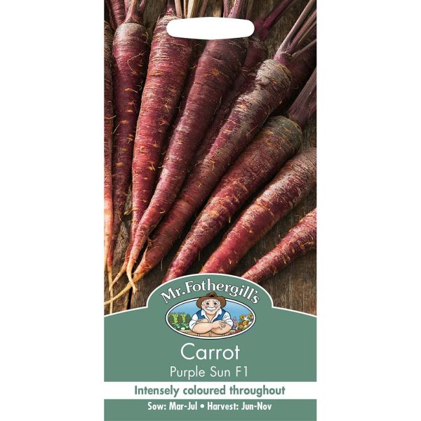 Mr Fothergill's Carrot Purple Sun F1 Seeds