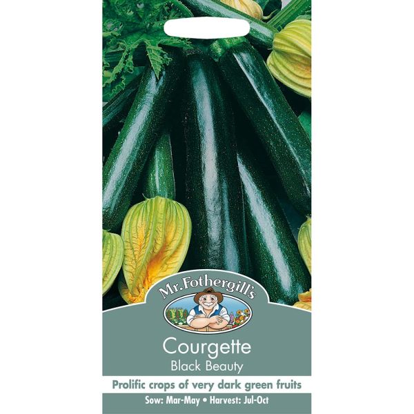 Mr Fothergill's Courgette Black Beauty Seeds