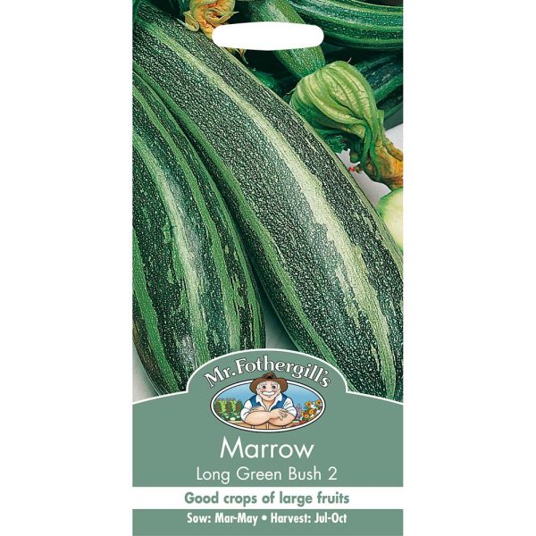 Mr Fothergill's Marrow Long Green Bush 2 Seeds