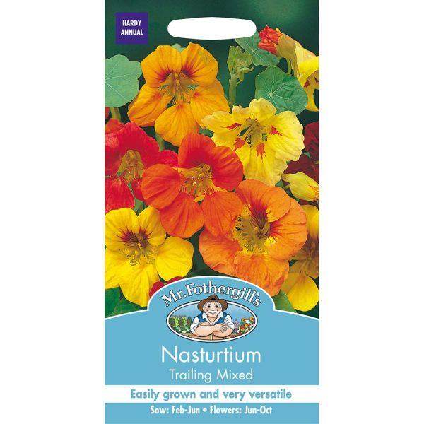 Mr Fothergill's Nasturtium (Trailing) Mixed Seeds