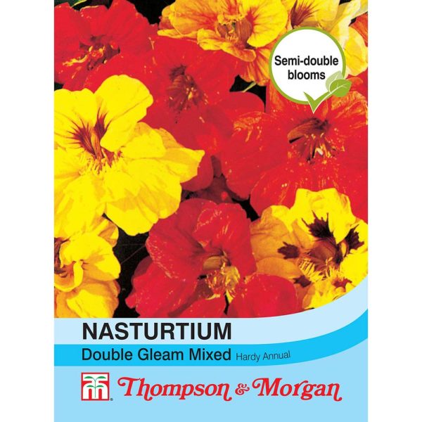 Thompson & Morgan Nasturtium Double Gleam Mixed Seeds