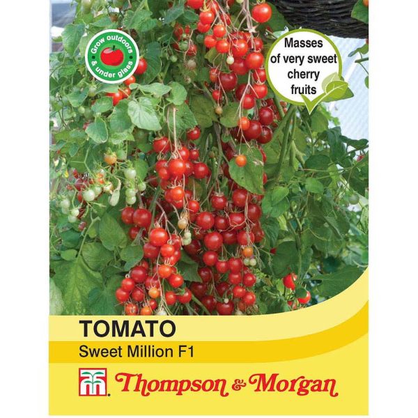 Thompson & Morgan Tomato Sweet Million F1 Hybrid Seeds