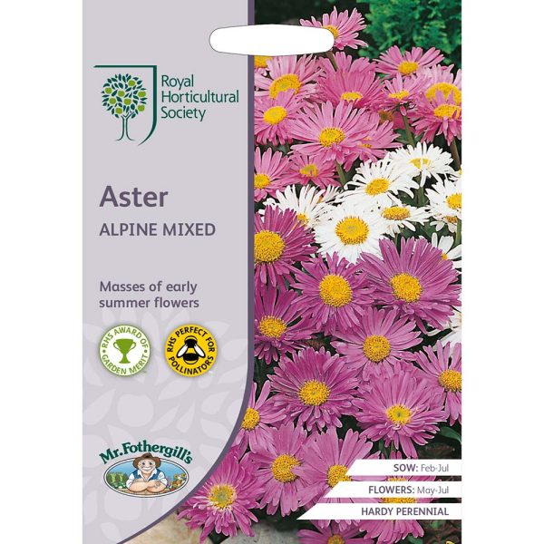 Mr Fothergill's RHS Aster Alpine Mixed Seeds