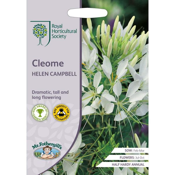 Mr Fothergill's RHS Cleome Helen Campbell Seeds