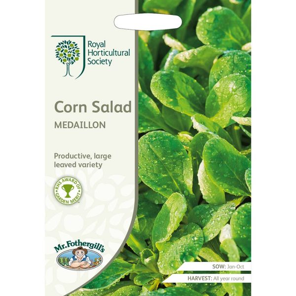 Mr Fothergill's RHS Corn Salad Medallion Seeds