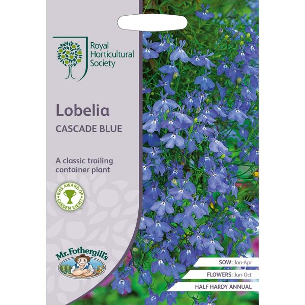 Mr Fothergill's RHS Lobelia Cascade Blue Seeds