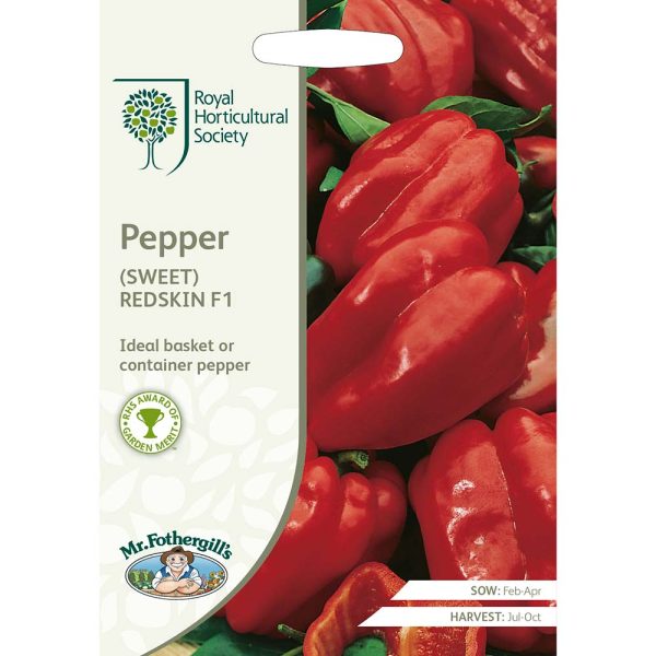 Mr Fothergill's RHS Pepper Sweet Redskin F1 Seeds