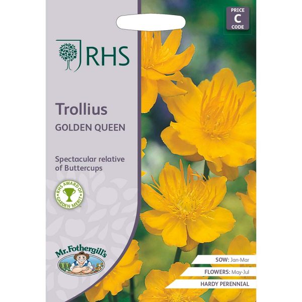 Mr Fothergill's RHS Trollius Golden Queen Seeds