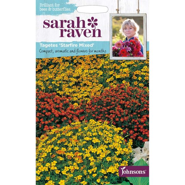 Sarah Raven Tagetes Starfire Mixed Seeds