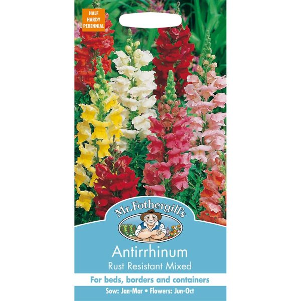 Mr Fothergill's Antirrhinum Rust Resistant Seeds