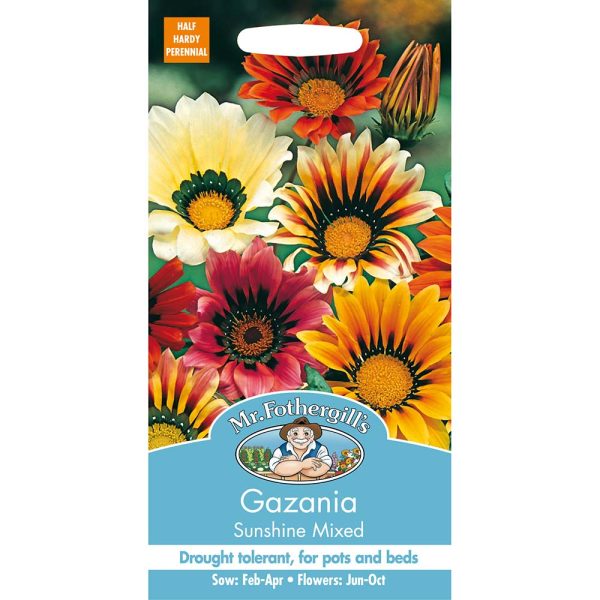 Mr Fothergill's Gazania Sunshine Mixed Seeds