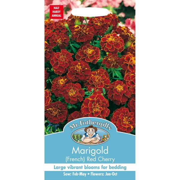 Mr Fothergill's Marigold French Red Cherry Seeds