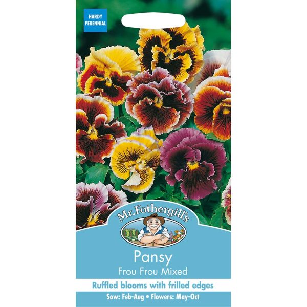 Mr Fothergill's Pansy Frou Frou Mixed Seeds