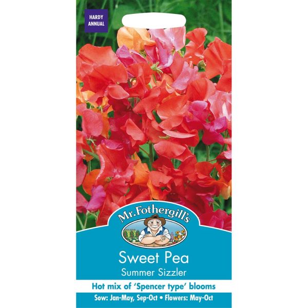 Mr Fothergill's Sweet Pea Summer Sizzler Seeds