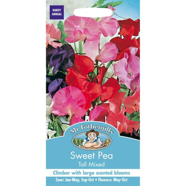 Mr Fothergill's Sweet Pea Tall Mixed Seeds