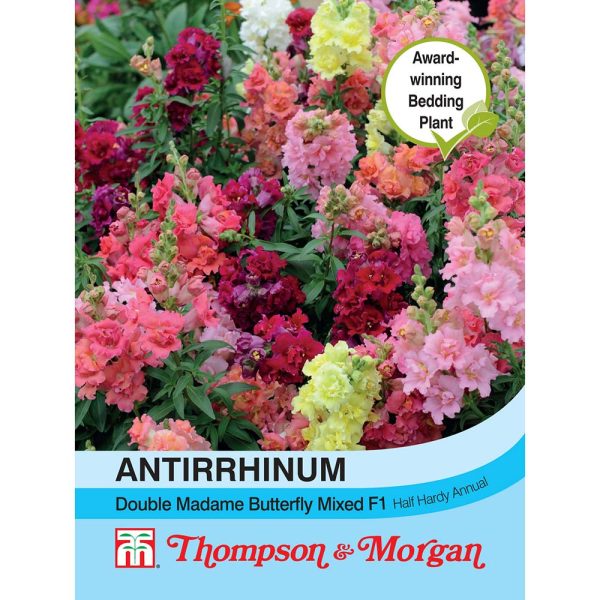 Thompson & Morgan Antirrhinum Double Madam Butterfly Seeds