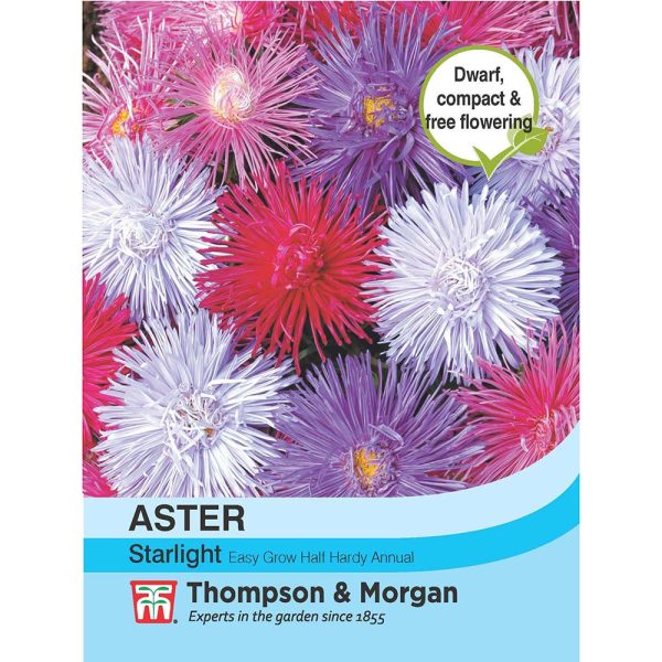 Thompson & Morgan Aster Starlight Mixed Seeds