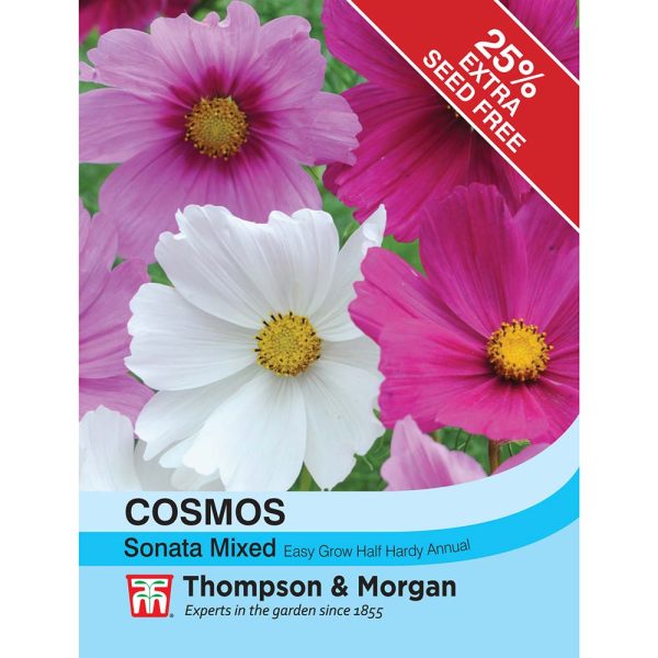 Thompson & Morgan Cosmos Sonata Mixed Seeds