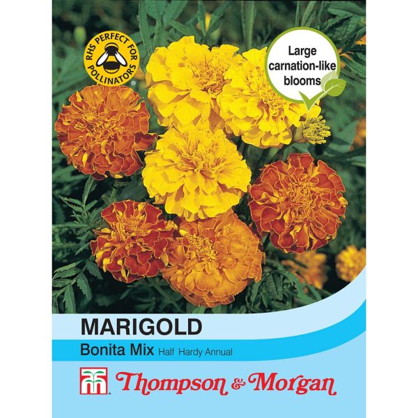 Thompson & Morgan Marigold Bonita Mixed (French) Seeds