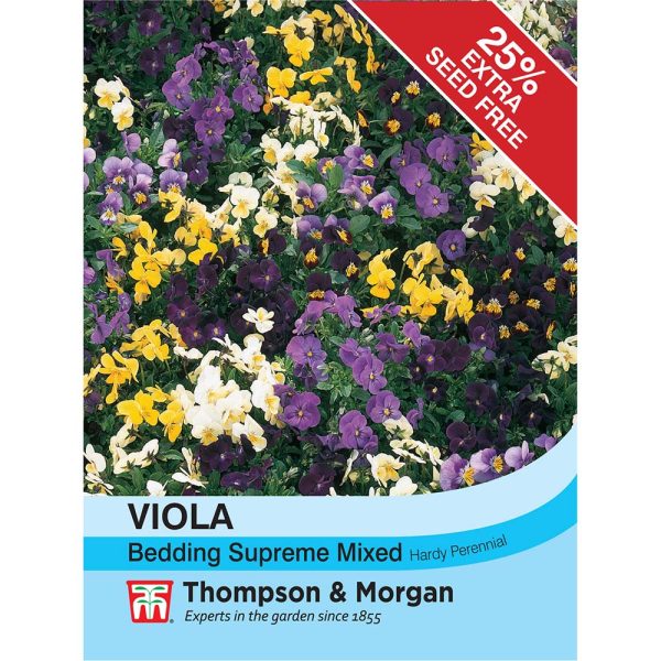 Thompson & Morgan Viola Bedding Supreme Mix Seeds