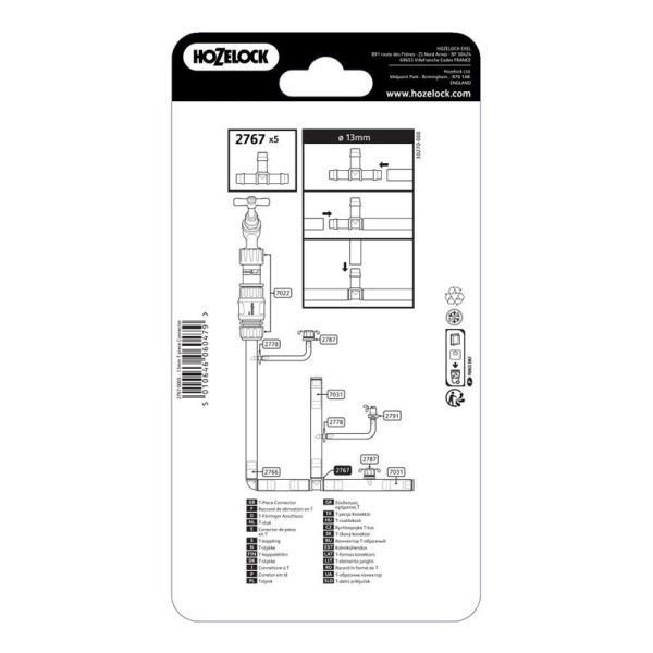 HozeLock - 13mm T Piece - Image 3